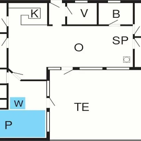 10 Person In Bl Vand Holiday home Blavand